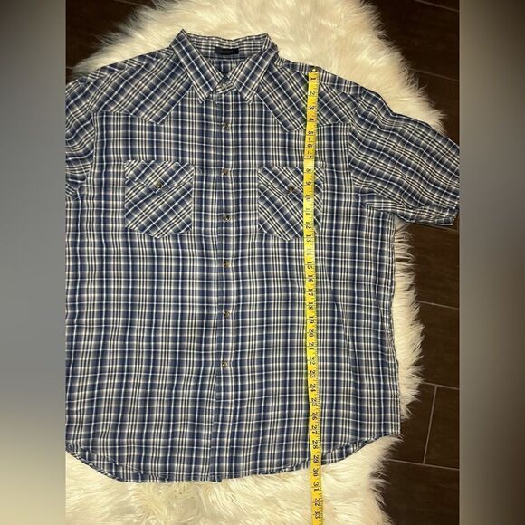Pendleton Frontier plaid pearl snap button down sz XL - Picture 5 of 5
